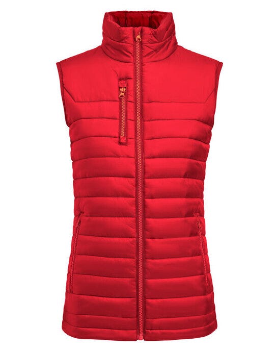 James Harvest Ladies Meadows Vest - Red