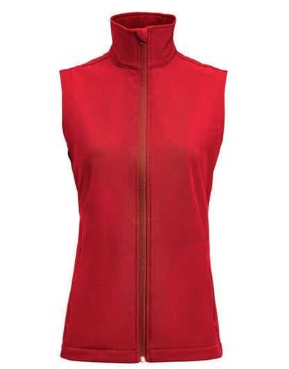 James Harvest Ladies Valley Vest - Red
