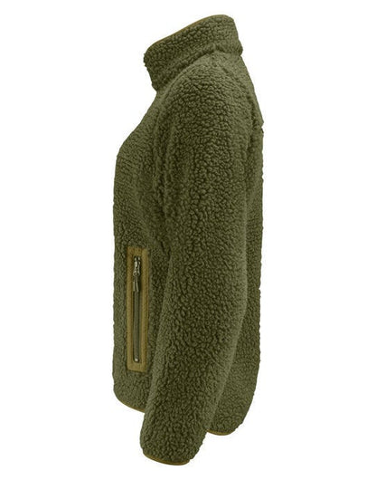 James Harvest Kingsley Ladies Fleece - Moss Green