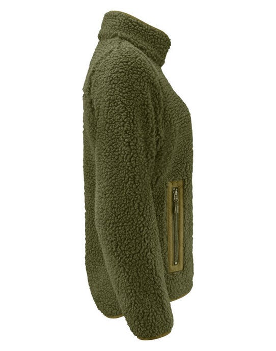James Harvest Kingsley Ladies Fleece - Moss Green