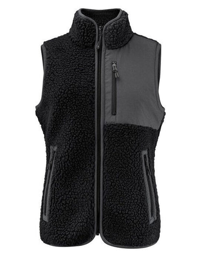 James Harvest Kingsley Vest Ladies - Black
