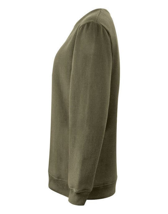 James Harvest Alder Heights Ladies Sweat - Moss Green