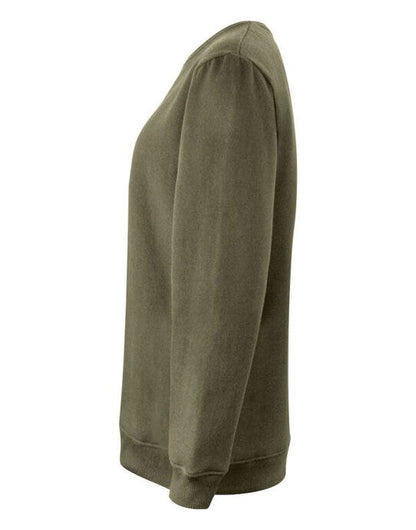 James Harvest Alder Heights Ladies Sweat - Moss Green