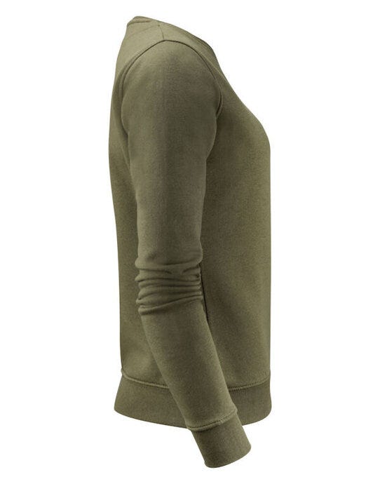 James Harvest Alder Heights Ladies Sweat - Moss Green
