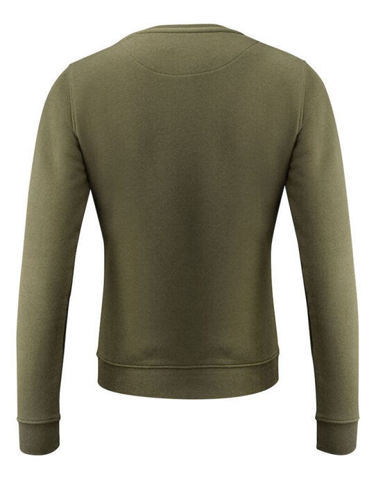 James Harvest Alder Heights Ladies Sweat - Moss Green