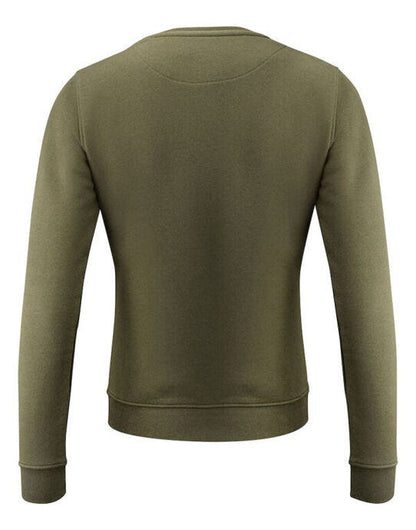 James Harvest Alder Heights Ladies Sweat - Moss Green