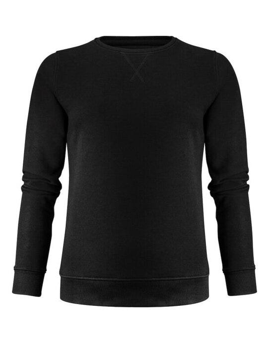 James Harvest Alder Heights Ladies Sweat - Black