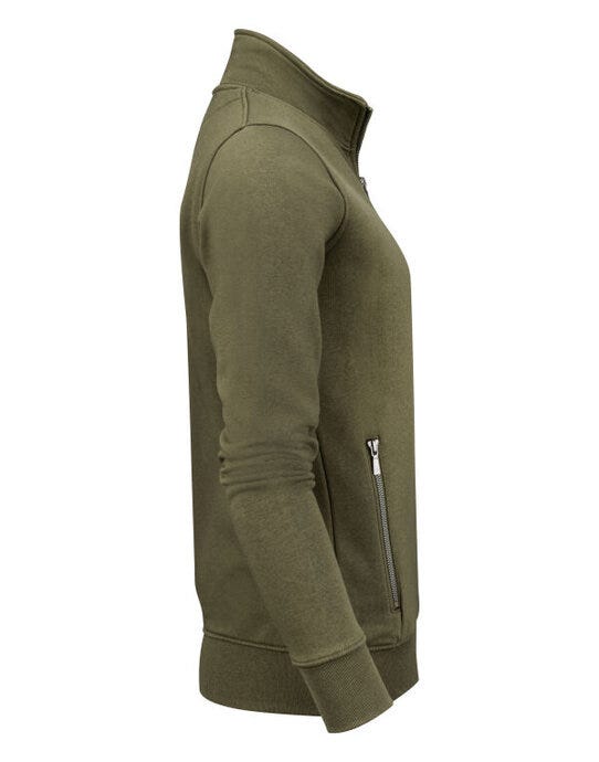 James Harvest Melville H Ladies Sweat - Moss Green