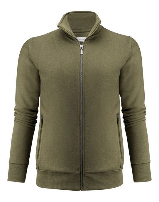 James Harvest Melville H Ladies Sweat - Moss Green