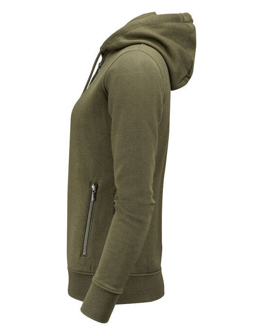 James Harvest Westwood H Ladies Hood - Moss Green