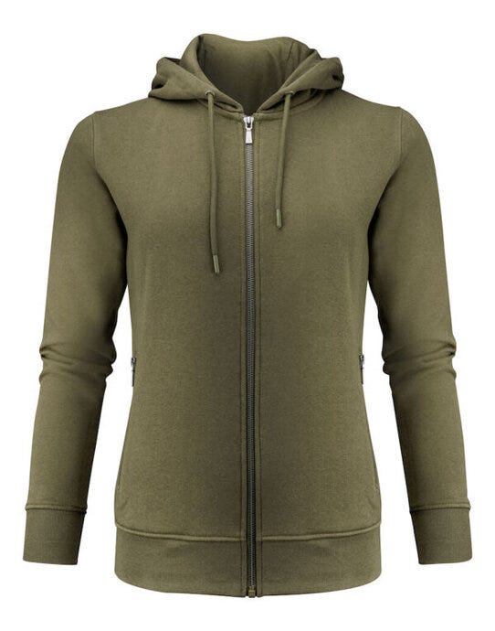 James Harvest Westwood H Ladies Hood - Moss Green