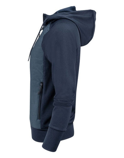 James Harvest Keyport Ladies Hood Sweat - Navy