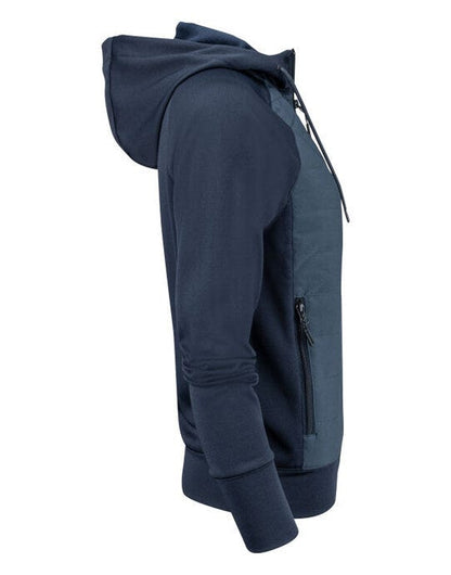 James Harvest Keyport Ladies Hood Sweat - Navy