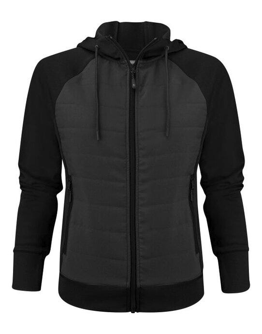 James Harvest Keyport Ladies Hood Sweat - Black