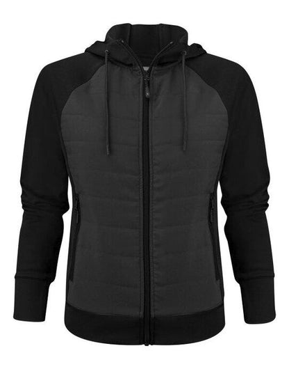 James Harvest Keyport Ladies Hood Sweat - Black