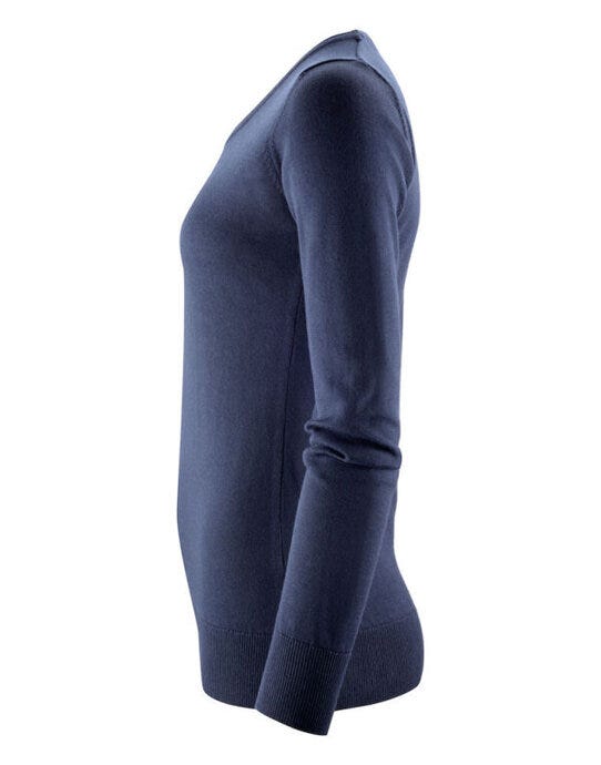 James Harvest Ashland U-Neck Ladies Knit - Navy