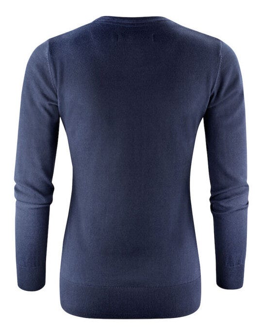 James Harvest Ashland U-Neck Ladies Knit - Navy