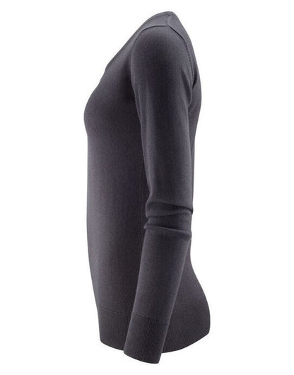 James Harvest Ashland U-Neck Ladies Knit - Black