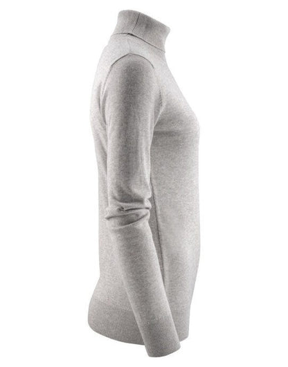James Harvest Ashland Ladies Turtle Neck - Grey Melange