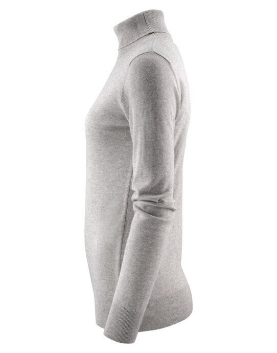 James Harvest Ashland Ladies Turtle Neck - Grey Melange