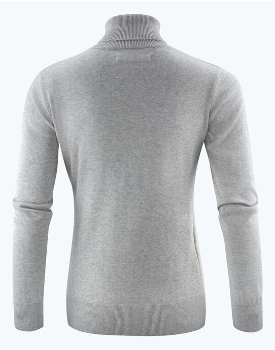 James Harvest Ashland Ladies Turtle Neck - Grey Melange