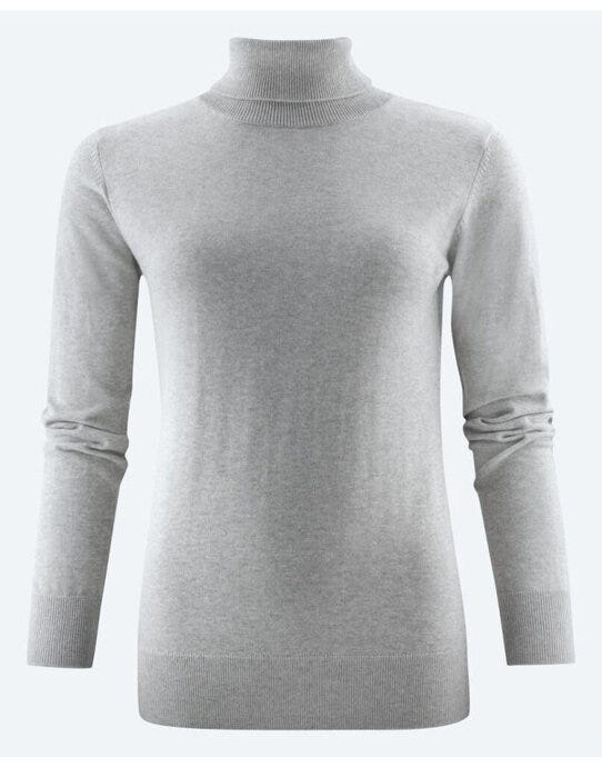 James Harvest Ashland Ladies Turtle Neck - Grey Melange