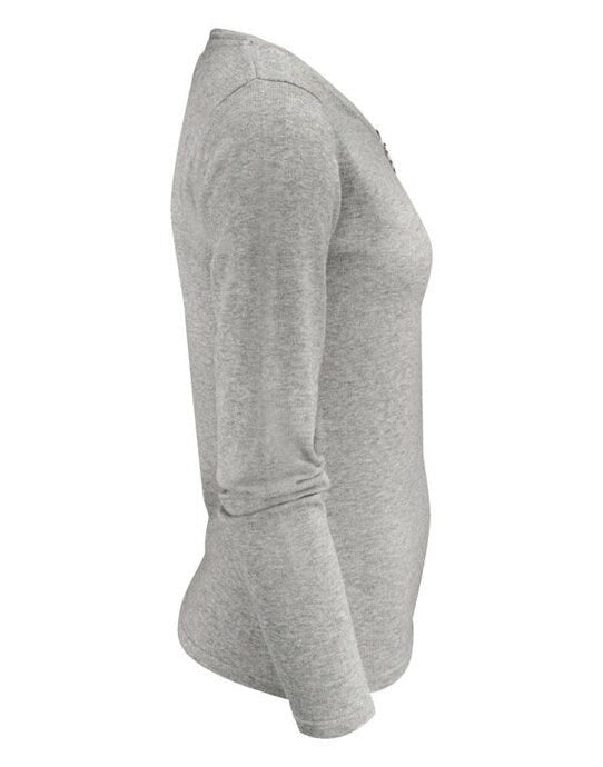 James Harvest Ladies Knitted Cardigan - Grey Melange