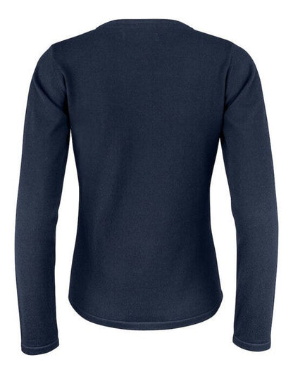 James Harvest Ladies Knitted Cardigan - Navy