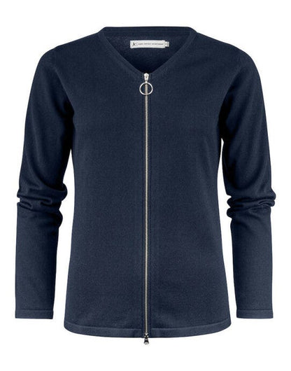 James Harvest Ladies Knitted Cardigan - Navy
