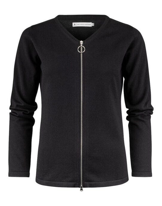 James Harvest Ladies Knitted Cardigan - Black