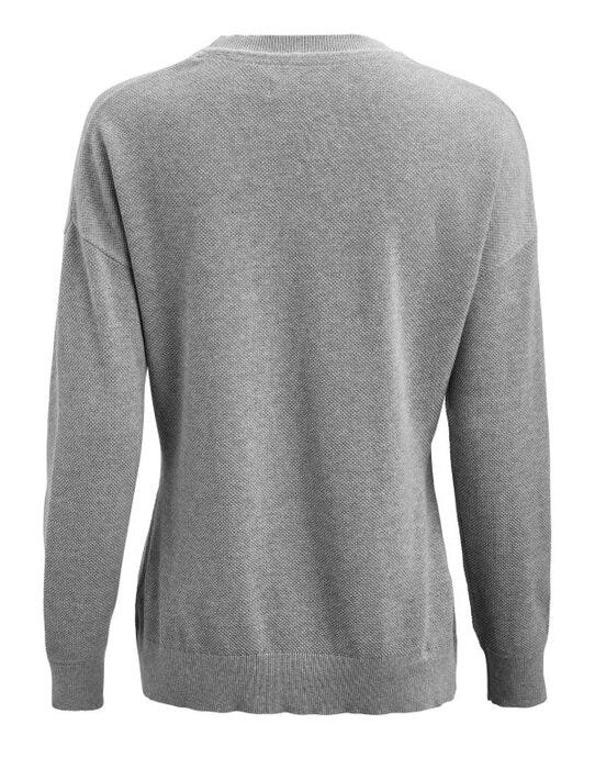 James Harvest Ladies Ashland Casual Knit - Grey Melange