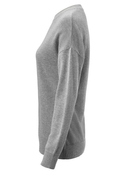 James Harvest Ladies Ashland Casual Knit - Grey Melange
