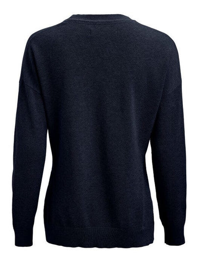 James Harvest Ladies Ashland Casual Knit - Navy