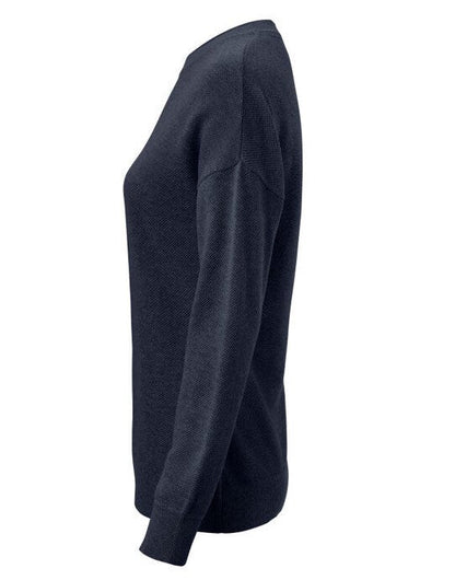 James Harvest Ladies Ashland Casual Knit - Navy