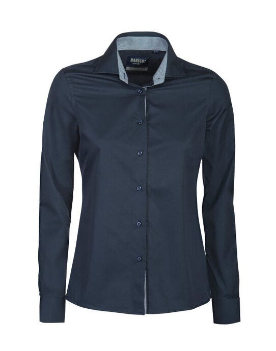 James Harvest Ladies Baltimore Shirt - Navy