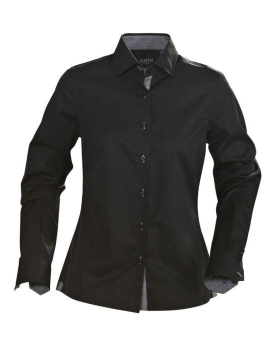 James Harvest Ladies Baltimore Shirt - Black