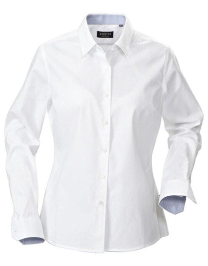 James Harvest Ladies Redding Shirt - White