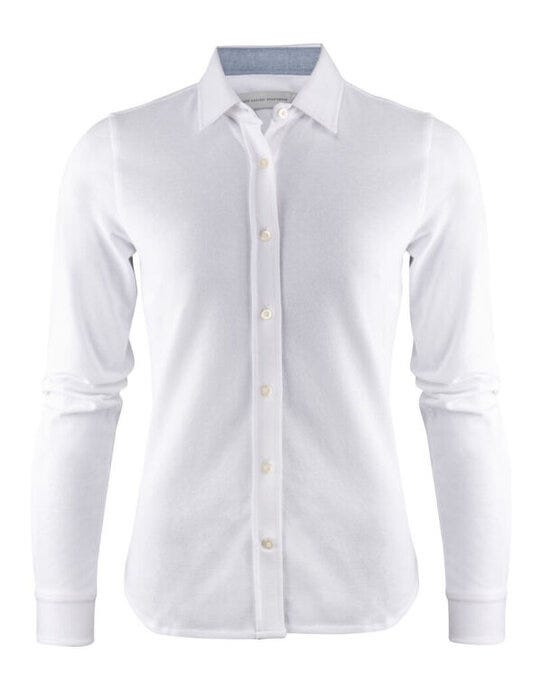 James Harvest Burlingham Ladies Shirt - White