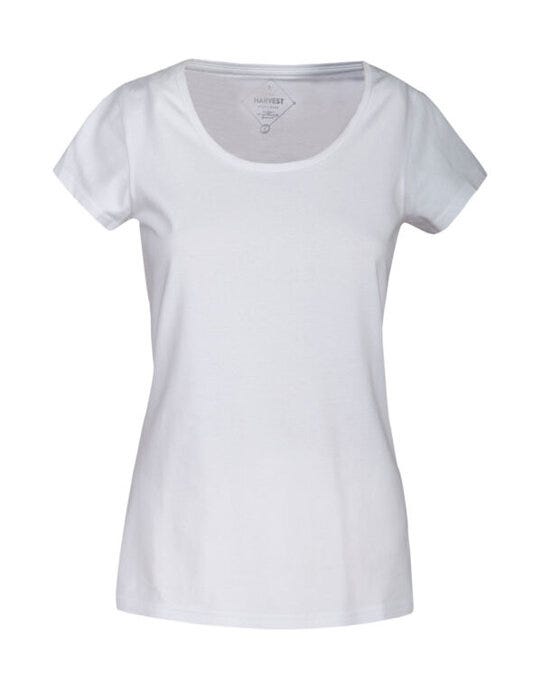 James Harvest Twoville Ladies T-Shirt - White
