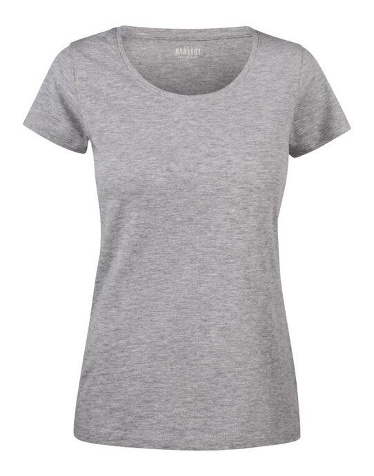 James Harvest Twoville Ladies T-Shirt - Grey Melange