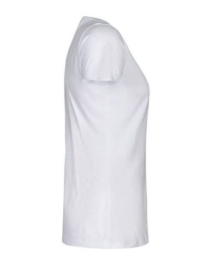 James Harvest Whailford V-Neck Ladies T - White