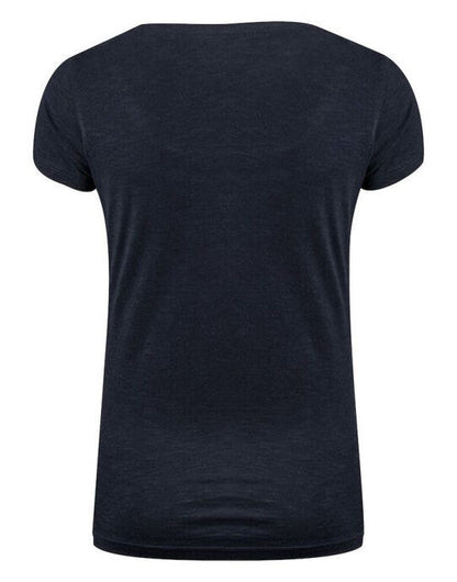 James Harvest Whailford V-Neck Ladies T - Navy