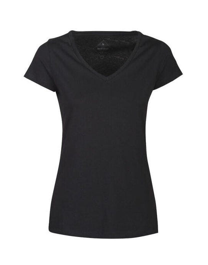 James Harvest Whailford V-Neck Ladies T - Black