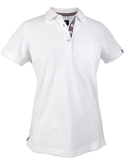 James Harvest Ladies Avon Polo Shirt - White