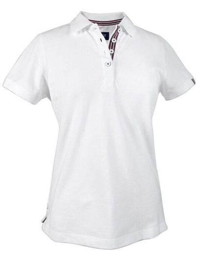 James Harvest Ladies Avon Polo Shirt - White
