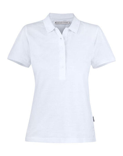 James Harvest Neptune Ladies Polo - White
