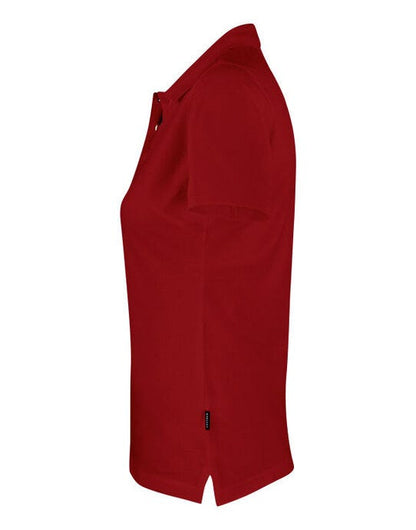 James Harvest Neptune Ladies Polo - Dark Red