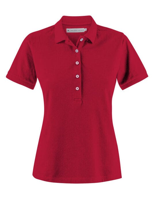 James Harvest Sunset Ladies Polo - Red
