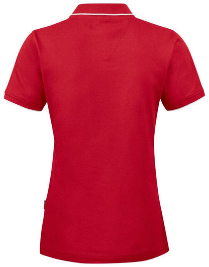 James Harvest Greenville Ladies Polo - Red