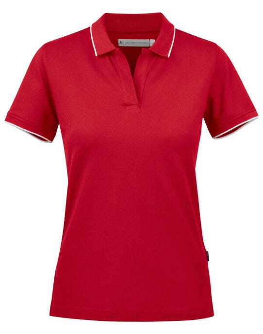 James Harvest Greenville Ladies Polo - Red